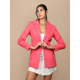 CHKOKKO Notched Lapel Wool Overcoat-picture-24