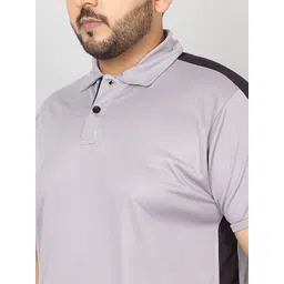 CHKOKKO Plus Size Polo Collar T-shirt image 3