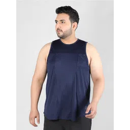 CHKOKKO Plus Size Round Neck Gym Innerwear Vest-picture-25