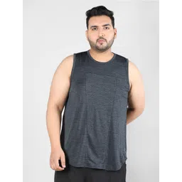 CHKOKKO Plus Size Round Neck Sports T-shirt-picture-14