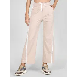 CHKOKKO Women Side Striped Bootcut-Fit Running Sports Track Pants-picture-16