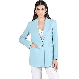 chkokko Women Solid Regular Fit Stylish Formal Blazer-picture-27