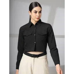 CHKOKKO Women Solid Tailored Jacket-picture-39