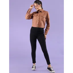 CHKOKKO Women Solid Tailored Jacket-picture-35