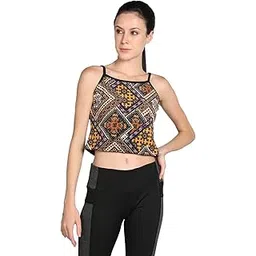 chkokko Women's Polyester Regular Fit Crop Top-picture-26
