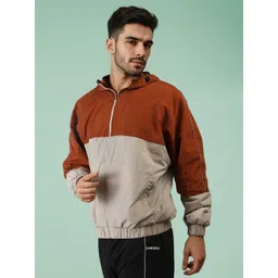 CHKOKKO Men Windcheater Colorblock Men Wind Cheater-image-20
