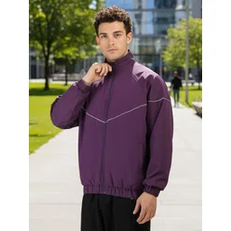 CHKOKKO Solid Men Wind Cheater-picture-25