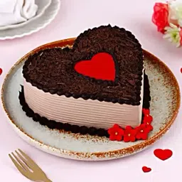 Choco Heart Valentine s Cake Half Kg-picture-34
