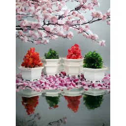 CHOCOZONE 6-Pcs White Textured Planters-picture-25