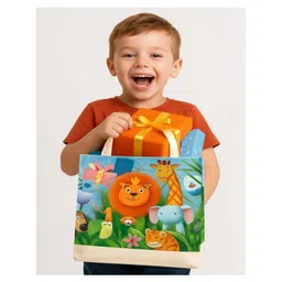 Chocozone Pack of 12 Non Woven Guddy Bags Party Favor Bag Birthday,Party Return Gift Bag Goody Bags for Return Gifts (30cm * 30cm) image 4