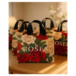 Chocozone Pack of 12 Non Woven Return Gift Bags for House Warming Guddy Bag Party Favor Bags Birthday, Party Return Gift Bag Goody Bags for Return Gifts (30cm * 30cm)-picture-15