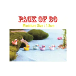 CHOCOZONE Pack of 30 Duck Miniatures Garden Accessory-picture-28