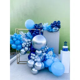CHOCOZONE Set Of 133 Multi-Size Birthday Decoration Balloons-picture-18