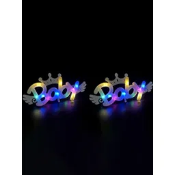 CHOCOZONE White & Blue Baby Shower Cake Topper Festive Decor-picture-15