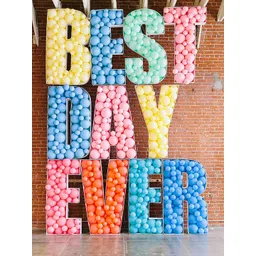 CHOCOZONE Yellow &  Blue 100-Pieces Party Prop Balloons-picture-12