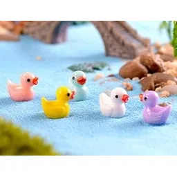 Chocozone Pack of 30 Cute Duck Miniatures Garden Decoration Gifts Home Decor Fairy Garden Decor Landscape Decorations-image-23