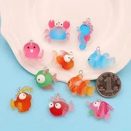 Chocozone Pack of 30 Cute Sea Animals Miniatures Landscape Decora Home Decor Fairy Garden Decoration-image-27
