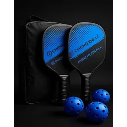 Chocozone Wooden Pickleball Paddle with 4 Pickle Ball Balls & Cover Pickleball Racket Set for Beginners with Cushion Comfort Grip Birthday Gifts for Boys & Girls-picture-13
