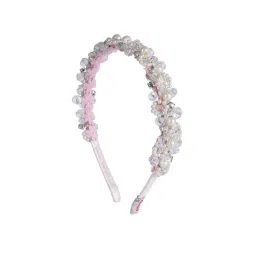 Choko Pink Embellished Hair Band-picture-13