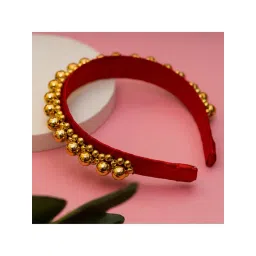 Choko Red Embellished Hair Bands-picture-45