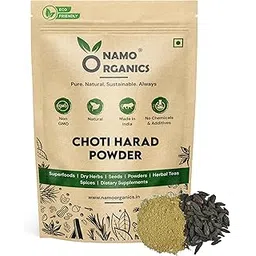 Choti Harad Powder 250 Gms | Kali Harad | Organic Black Himej | Myrobalan | Terminalia Chebula By Namo Organics-picture-13