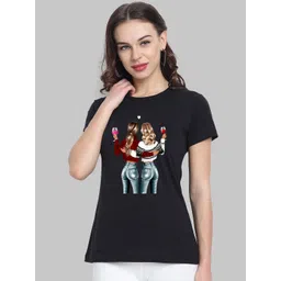 CHOZI Graphic Printed Bio Finish Cotton Slim Fit T-shirt-picture-40