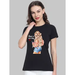 CHOZI Women Graphic Printed Bio Finish Cotton T-shirt-picture-39