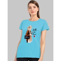 CHOZI Women Graphic Printed Cotton Bio Finish T-shirt-picture-14