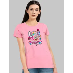 CHOZI Women Typography Printed Bio Finish Cotton T-shirt-picture-26