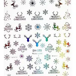 Christmas Nail Art Stickers Self-adhesive Nails Decals DIY DH-195 Colorful-picture-45