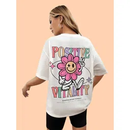 Christy World Graphic Printed Round Neck Drop Shoulder Oversized T-shirt-picture-13