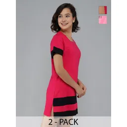 Christy World Women 2 Applique T-shirt-picture-22