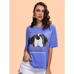 Christy World Women Graphic Printed Round Neck Oversized T-shirt-picture-26