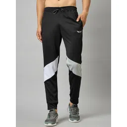 CHROME & CORAL Men Colourblocked Joggers Fit Trackpant-picture-42
