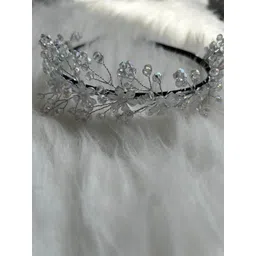 CHRONEX Crystal Leaf Fancy Hairband image 2