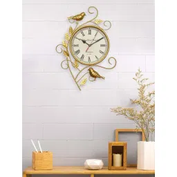 CHRONIKLE Classic Gold Iron Wall Clock-picture-15