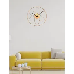 CHRONIKLE Round Copper Rose Gold Iron Wall Clock-picture-11