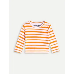 Chuckleberrie Boys Striped Round Neck Cotton T-shirt-picture-16