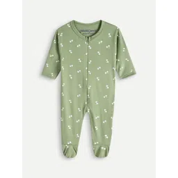 Chuckleberrie Kids Printed Cotton Zip-Up Futted Sleepsuit-picture-15