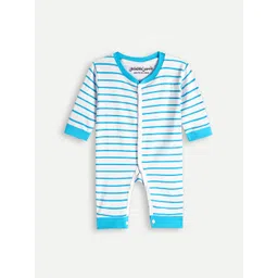 Chuckleberrie Kids Striped Cotton Rompers-picture-19