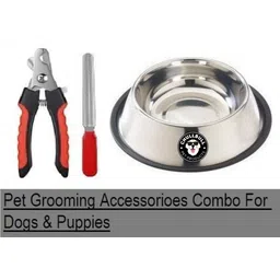 chullbull pet products Combo Of 2 Imported High Quality Dog Need Food Bowl + Nail Clipper Grooming Kit Basic Comb for Dog & Cat, Dog, Monkey, Rabbit, Hamster-picture-15