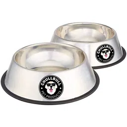 chullbull pet products Stainless Steel Dog Bowl Medium 700 ml Stainless Steel Pet Bowl-picture-16