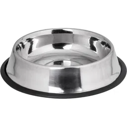 chullbull pet products X-Large 1650 ML Super Premium Quality Anti Skid Scratch Proof Dog Bowl Steel Pet Bowl-picture-37