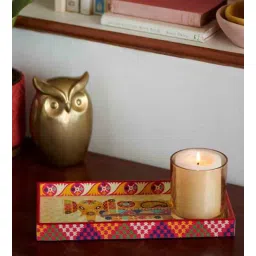 A Trunkloads of Love MDF Tray In Red By Chumbak-picture-23