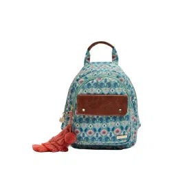 Chumbak Blue Medium Backpack-image-11