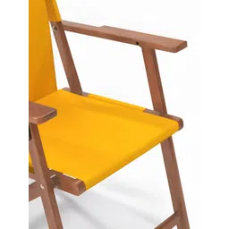 Chumbak Mustard-Yellow Sahara Bistro Folding Chair image 2