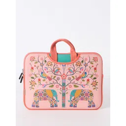 Chumbak Unisex Tusker Mosaic Printed Laptop Sleeve 13"-picture-36