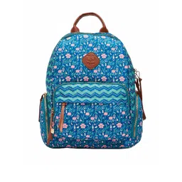 Chumbak Women Blue & Pink Printed Backpack-image-17