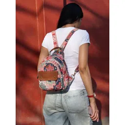 Chumbak Women Raasta Batik Patch-print Mini Backpack-image-31