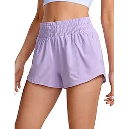 chuongkaiye Women's Quick-Dry Running Shorts with Zipper Pockets | Breathable Sports Gym Shorts-picture-48